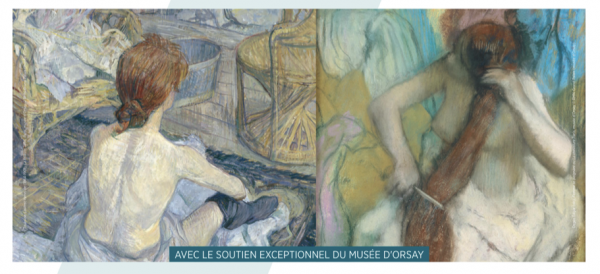 Affiche Exposition "Quand Toulouse Lautrec regarde Degas" Musée Toulouse Lautrec / Albi (Tarn) -DR