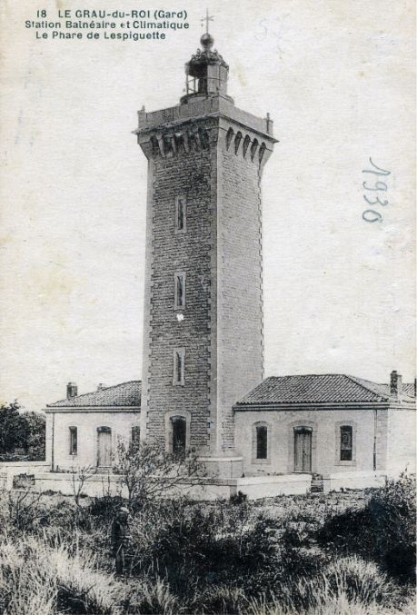 Phare-espiguette carte postale