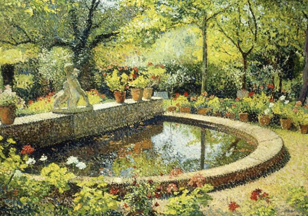 Toile Bassin Jardins Henri Martin©DR