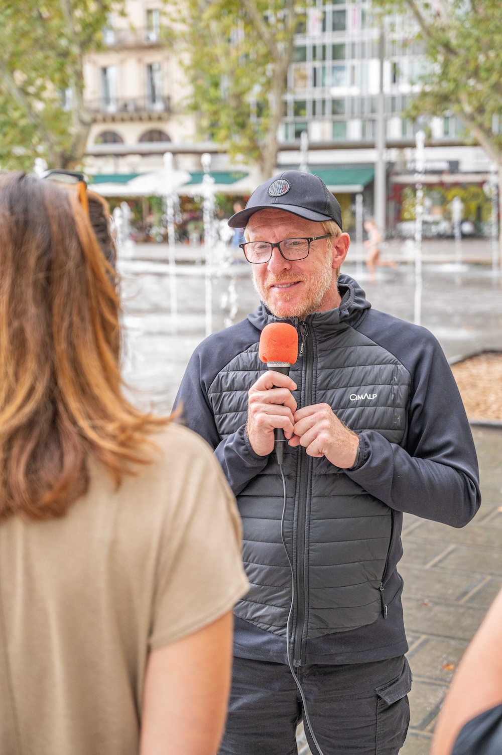 Jerome Pitorin en tournage à Montpellier©G_Payen_CRTL-Occitanie